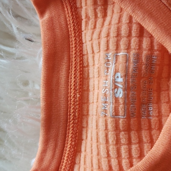 7 Mesh cycling base layer thermal long sleeve small orange - Picture 11 of 11